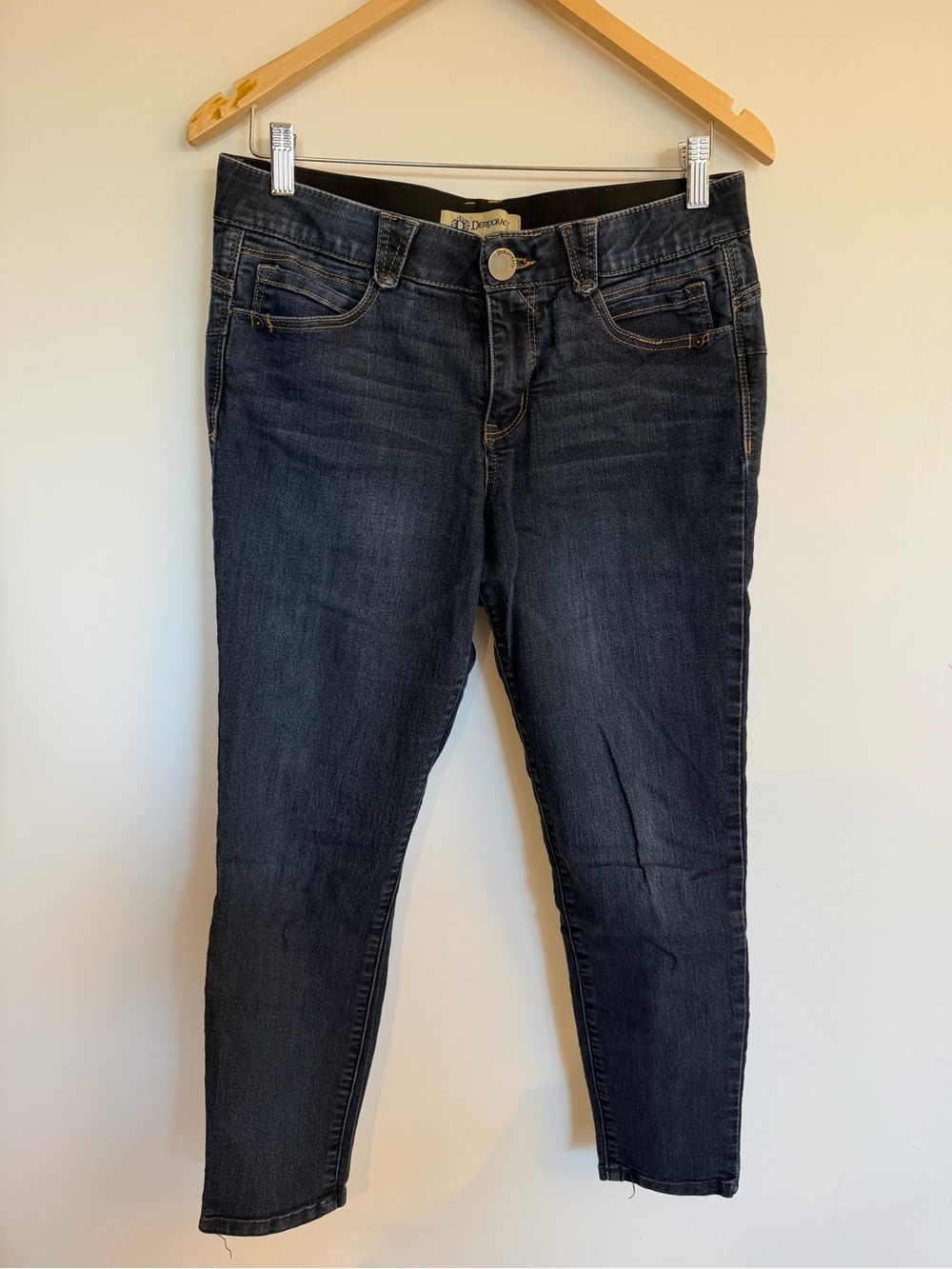 Democracy Ab’solution Jeans | Elastic Waist Slim Straight Denim | Size 10